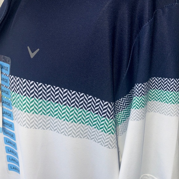 Callaway Men's Polo Shirt with great design. New with tags. Large. - Picture 3 of 7